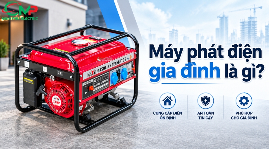 Máy phát điện gia đình là gì