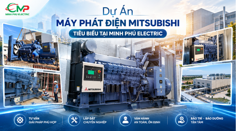 MÁY PHÁT ĐIỆN MITSUBISHI: 7 LÝ DO NÊN MUA 3 Một số dự án tiêu biểu MPE đã bán máy phát điện Mitsubishi