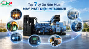 Top 7 lý do nên mua máy phát điện Mitsubishi